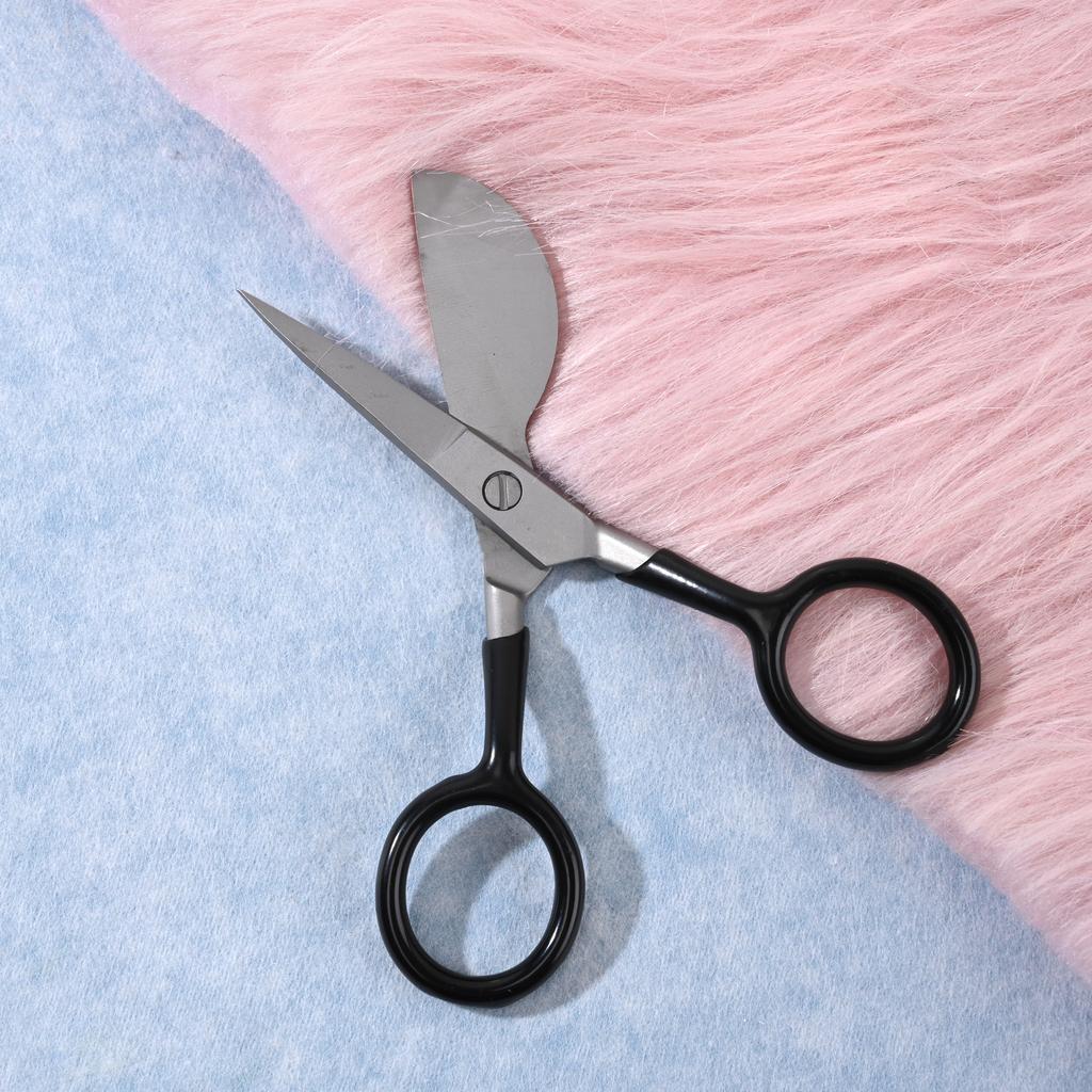 Robustní zastřihovač koberců nůžkový ostrý kachní zobák nášivka nůžky z nerezové oceli šicí nůžky na vyšívání nůžky na stříhání