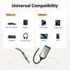 UGREEN Bluetooth Car Bluetooth Car USB Simultaneous Connection with Two Communication Range SBC Latency No Charging Required Certification Silver 5.3