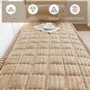 1PC Corduroy Quilted Sofa Towel Winter Warm Thickening Plush Cushion Couch Cover L-shaped Sectional Anti-slip Modern Sofa Cover