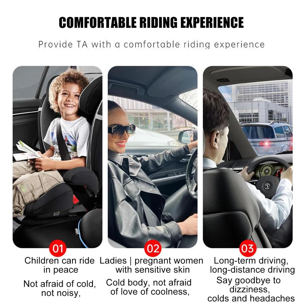 Car Air Conditioner Vent Deflector - Set of 2 Removable Car Air Vent Windscreen