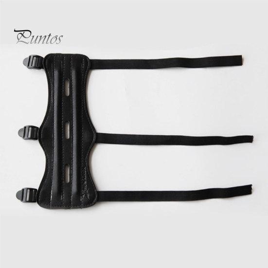 Archery Arm Guard Adjustable Protection Portable Ultra Light Bow Protector Weight Faux Leather for Hunting Fine Workmanship