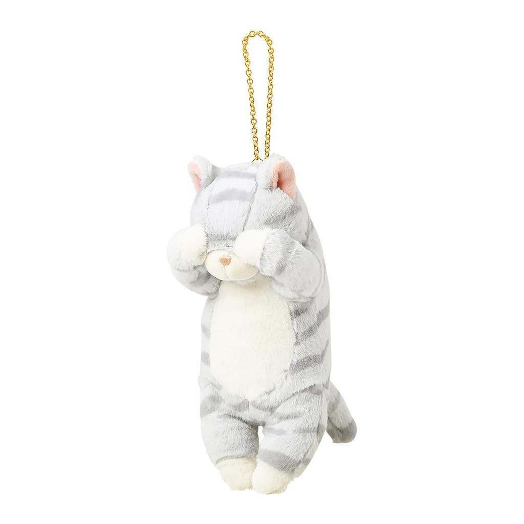 LIV HEART Mascot Pouch, Necked, Mammalian Tabby (Total Length: Approx. 20cm), Cute Accessory Case, 97122-72