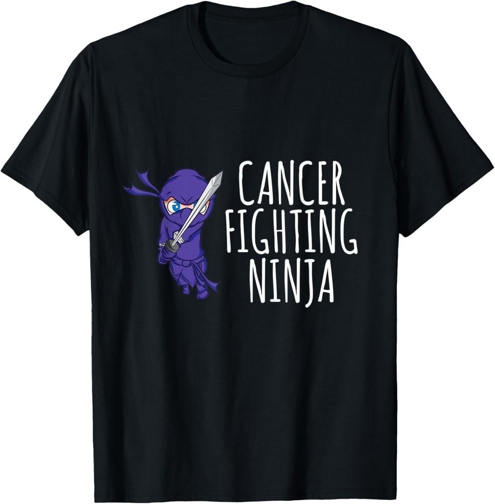 Ninja Graphic - Cancer Awareness Fighting Ninja T-Shirt