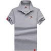 TrendHub New Mens Short Sleeve Polo Shirt Mens Embroidered Top Clothes Men's Business Casual Polo Shirt