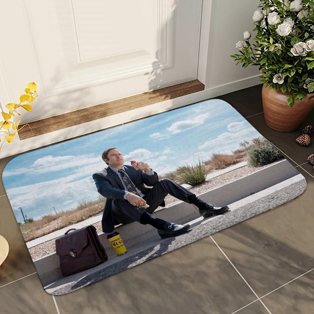 1pc Better Call Saul Bathroom Absorbent Mats Anti-Slip Mats Home Decor Supplies Carpets Home Kitchen Floor Mats