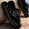 Men's Non-Slip Slippers  Casual Sandals, Open-Toe Flip-Flops for All Seasons, Indoor Outdoor Beach Footwear
