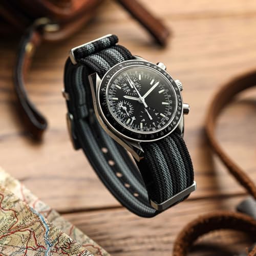 WatchGecko Ridge Military Nylon Watch Band - Stylish and Durable Bond - 20mm