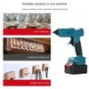 Wireless 20V Hot Adhesive Guns Suitable for 18V/20V Li Ion Batteries Quick Preheating Manufacturing DIYer Crafts Repairs