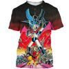 Ny mote kul bjelle Mazinger Z Herre 3D-printet T-skjorte sommer avslappet topp