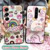 Cartoon Durable Phone Case For Tecno Camon40 4G/CM5 Waterproof Back Cover Soft Case Skin Feel Silicone Glitter Quicksand