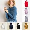 Locker gestrickter Damen-Hoodie aus weichem Kaschmir für kuscheligen Komfort