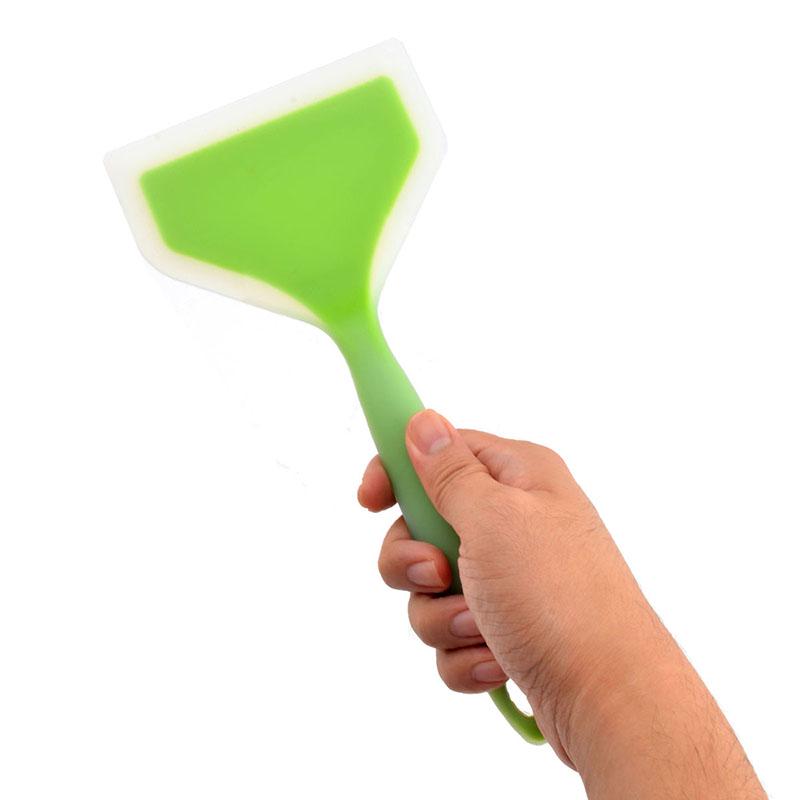 Wide Silicone Spatulas Beef Meat Egg Kitchen Scraper Pizza Shovel Non-stick Turners Food Lifters Home Cooking Utensils