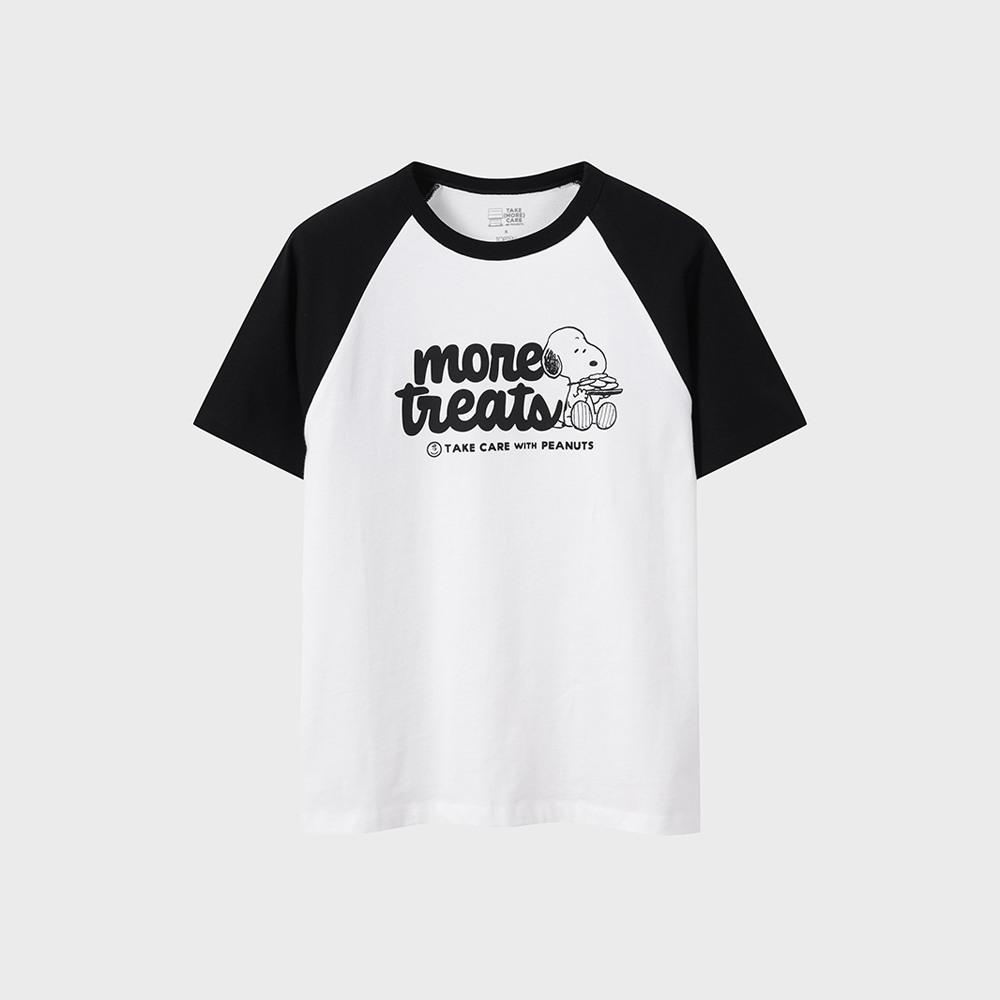 Top Ten Women'S) Cotton Collaboration Short Sleeve T-Shirt (Peanuts)_Msf2Ts2004