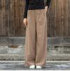 Women's Spring/Summer Linen Wide-Leg Pants Versatile Artistic Casual Trousers