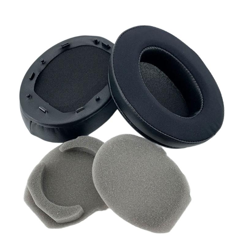 1 Pair Soft Breathable Earpads for WH-1000XM3 Headphones Replacement Earphone Cushion with Cooling Gel Feature