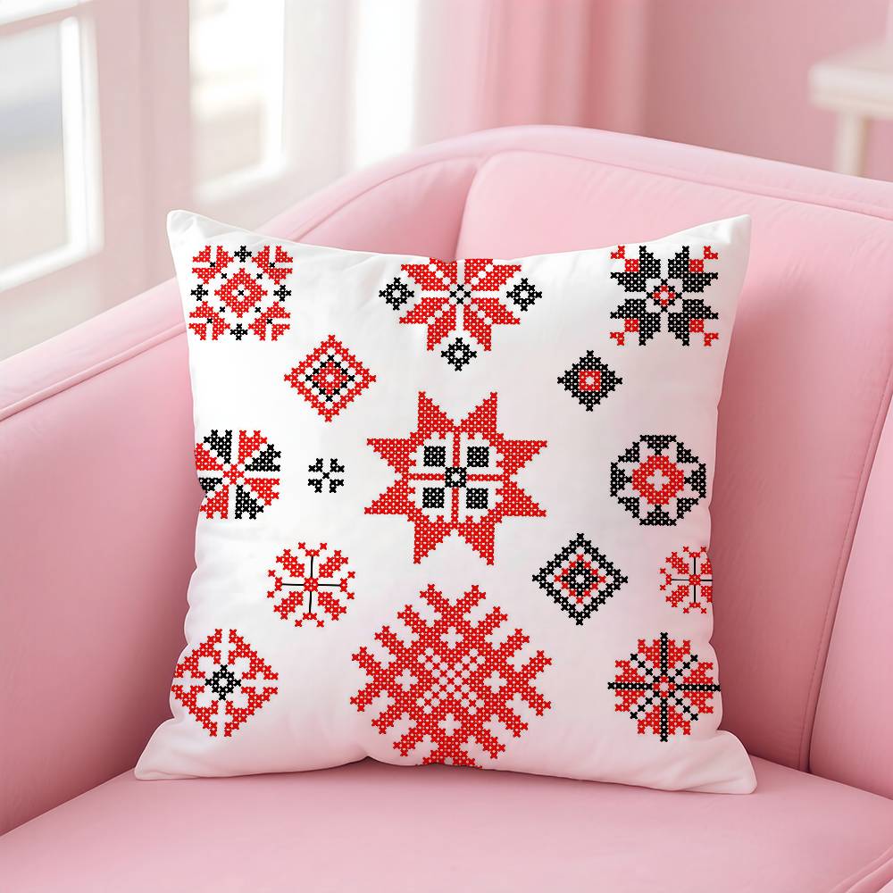 ART Russian Shading Pillow Case Pattern Printing Pillowcase Living Room Sofa Cushion Cover Bedroom Room Decor