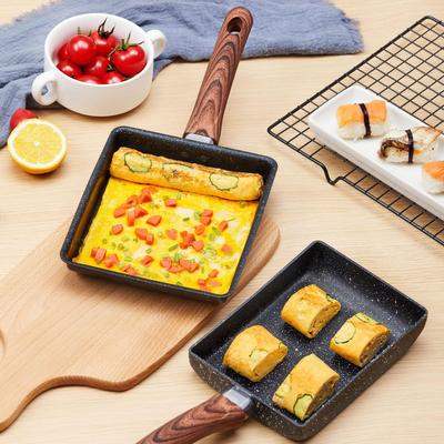 Anti-aanbak Japanse Tamagoyaki Pan - Vierkante Aluminium Koekenpan voor Eieren & Steak