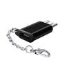 Universal OTG Adapter Type-c To Micro Adapter V8 Aluminum Alloy for Android with Keychain