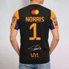Camisetas de Carreras para Hombre y Mujer - Piloto #1 Lando Norris y Piloto #81 Piastri Tops para Fans Deportivos Casual de Manga Corta