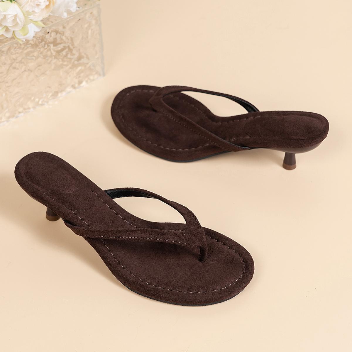Summer style open-toe sandals for women - ankle-length, versatile, round-toe, low-heeled, high-heeled claddes 37