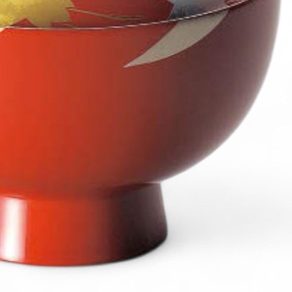 Family Lacquerware Urushi Made in Japan J-kitchens Bowl, Hand-Painted, Lacquer, PID-634860,