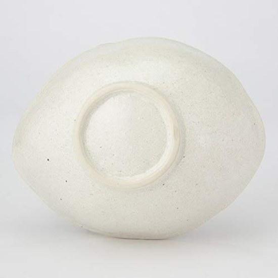 Mino Ware shirokaratsu White Karatsu Irregular Bowl (Medium) K72064