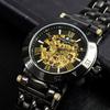 Salvatore Marra Wristwatch Black Gold Automatic Skeleton Business Formal [Salvatore Marra] Men's SM19111SS-BKBKGD