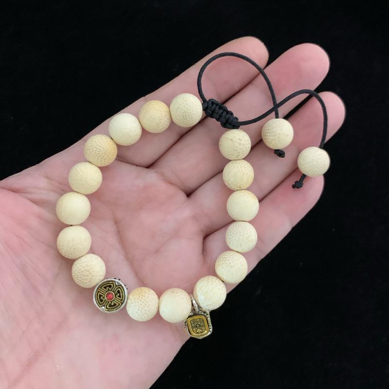 JYL TS Bracelet  Six-word Mantra Cylinder Style Brings Spiritual Calm wooden usc золотой