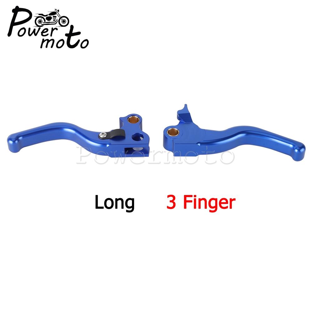 For Harley Dyna Brake Clutch 2-3 Finger Handle Levers Fits Wide Glide CVO SE Street Bob Low Rider Fat Bob Super Glide 1996-2017