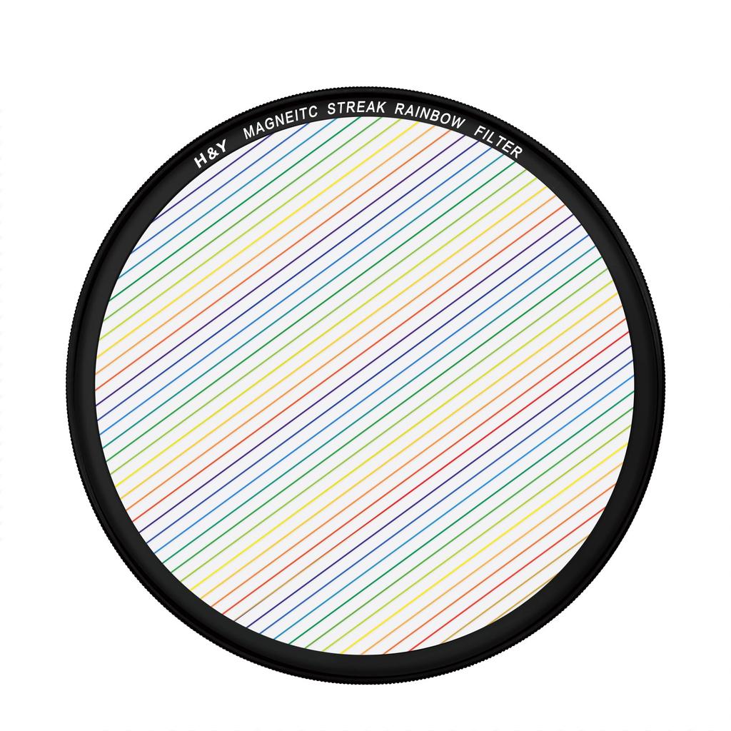 Streak Filter 67mm Magnetic Streak Rainbow Filter Kit Magnetic Line Flare Effect Thin Frame Antistatic Stain Resistant Water Repellent Scratch