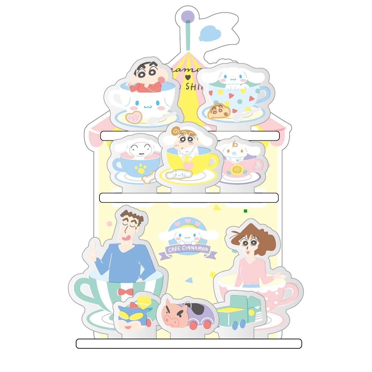 

Креон х Синаморолл Акриловая диорама Шин-чан