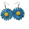 Colorful Raffia Flower Dangle Earrings: Summer Beach Style, European & American Fashion, Versatile & Exaggerated Design