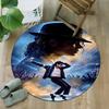 1pc Michael Jackson Carpet, Round Rug, Comfortable, Suitable for Entryways, Living Rooms, Office, And Bedrooms, Christmas Decoration