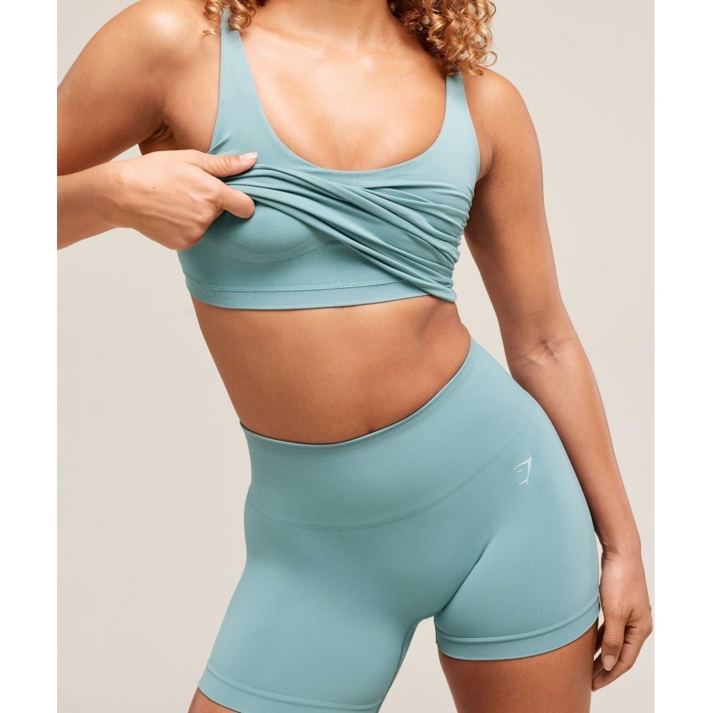 Gymshark Maiou cu raft Soft Sculpt Albastru B3b9b Udbb