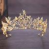 Bar Mitzvah Crown Metal Princess Crowns Rhinestone Bride Tiaras Retro Retro Crown  Hair Ornaments