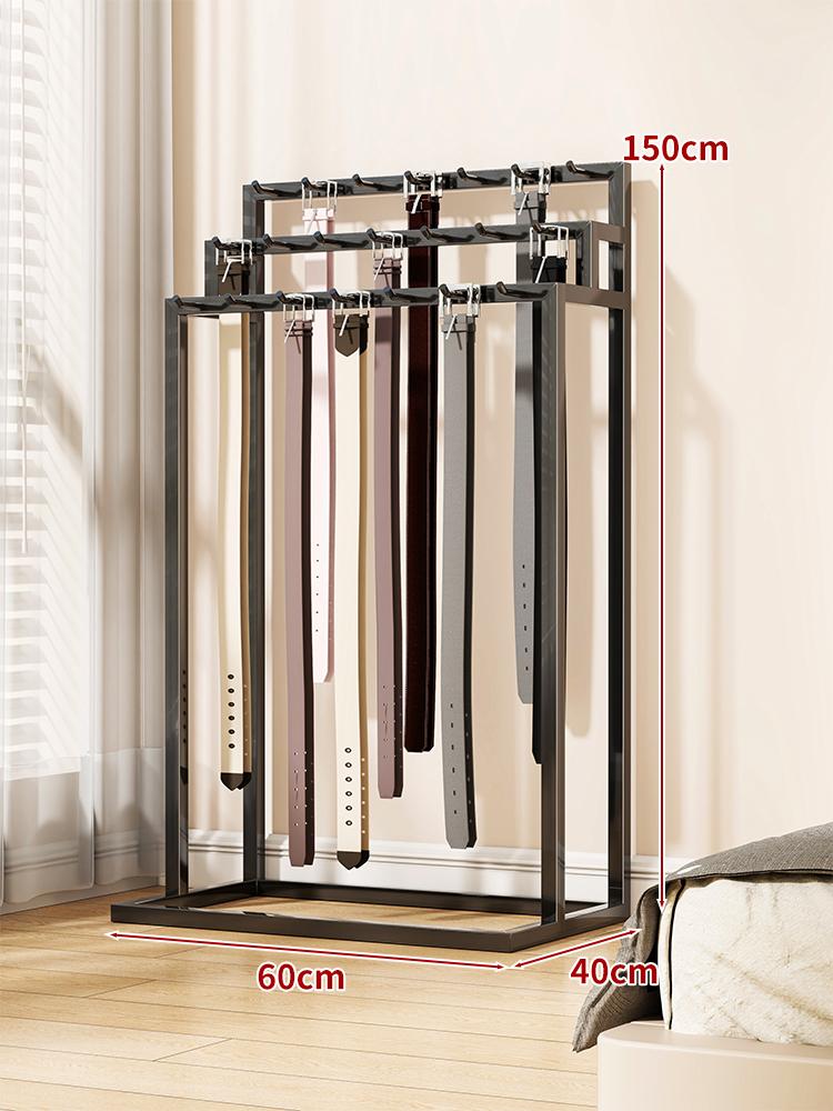 Multifunctional Belt Display Stand Large Capaci Netie Storage Ra Floor Mounted Multi-layer Elf for Clothing Accories