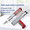 Multi-Angle Elbow Ratchet Screwdriver Creative Driver Bits Set Phillips Torx Hex Combination Tool Kit