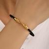 Flexible Steel Cable Bracelet With Secure Anchors Closure Lightweight Comfort Fit Black Jewelry For Sensitive Skin