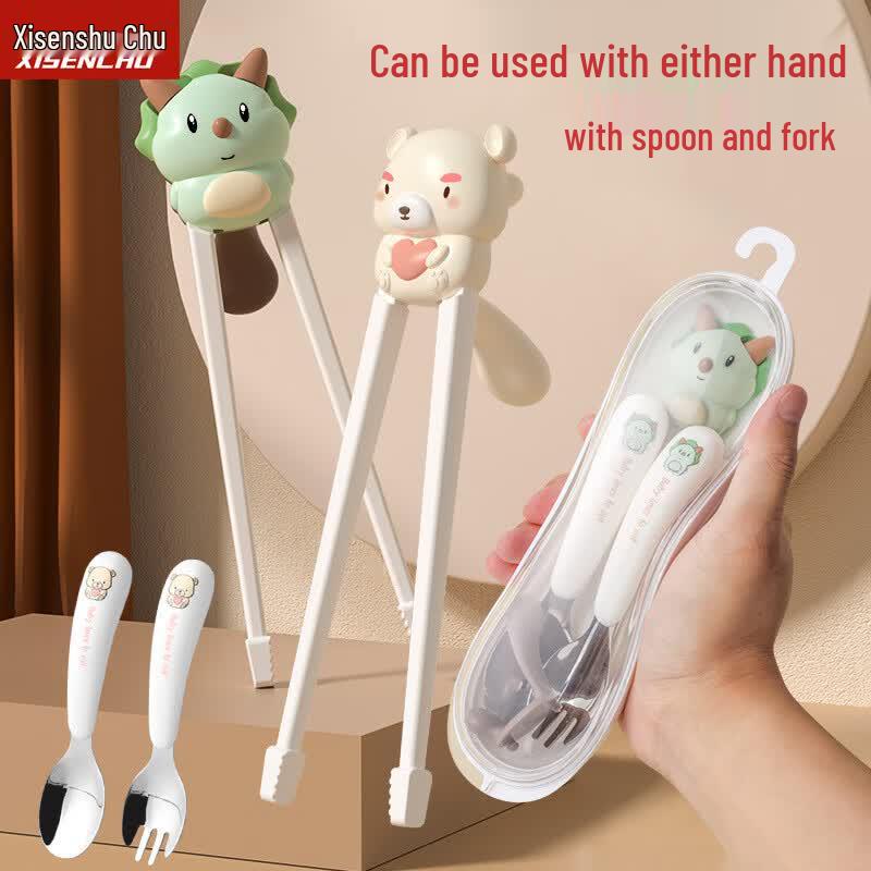 Children s Learning Chopsticks Spoon Fork Set