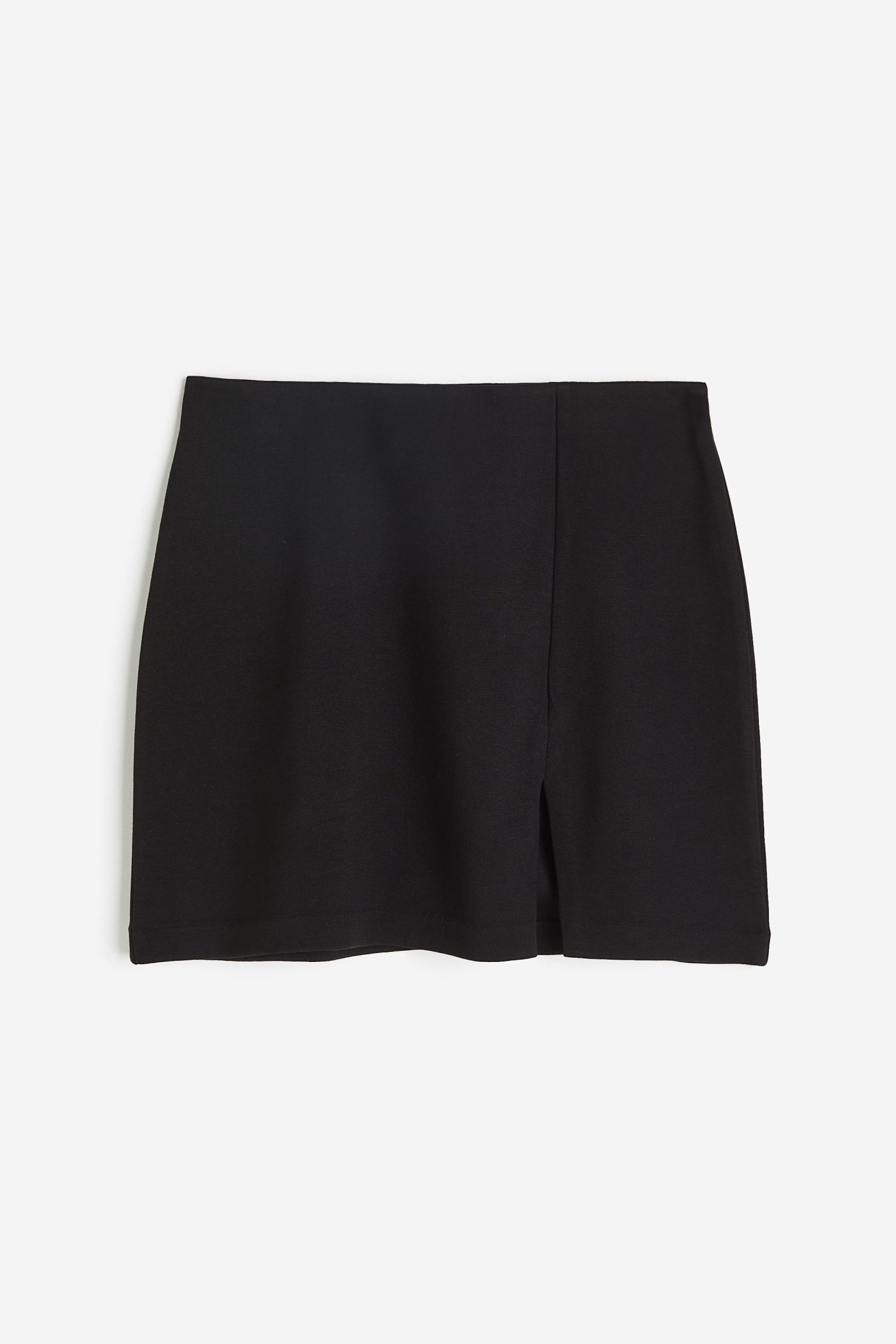 

Slit-hem mini skirt