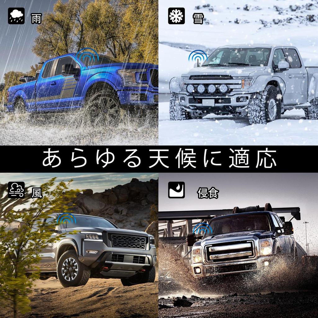 BINGFU Short Antenna for Car AM FM Antenna General Purpose