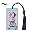 Mystery Themed Bookmark Tarot Card Bookmark Stainless Steel Skeleton Pattern Page Marker Thin High-definition Printed Metal Book Mark for