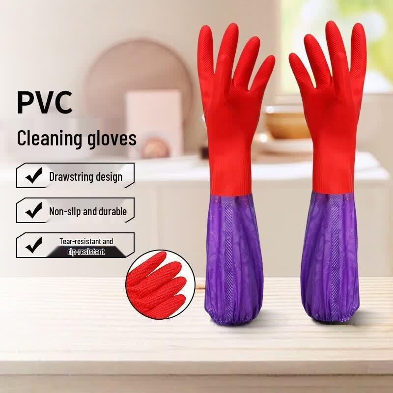 Kěnjié Waterproof Long & Thick Rubber Cleaning Gloves