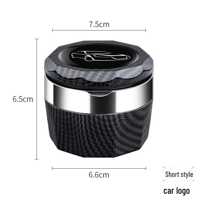 High Flame Retardant Car Ashtray with Lid & Light for 2025 GAC GS8/M8 Interior Modification