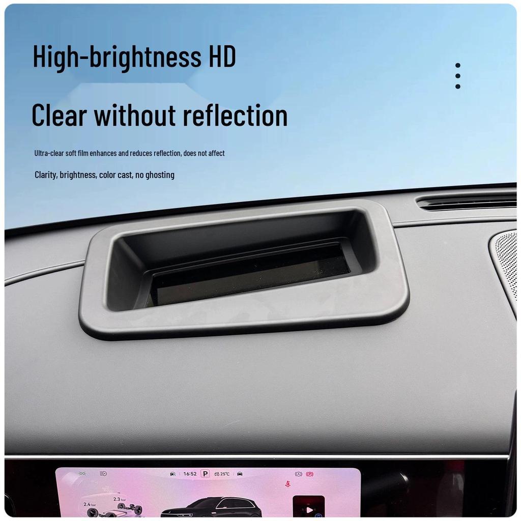 Compatible with 26 Zhiji LS9 HUD Models: Protective Cover for Head-Up Display, Car Interior Modification.