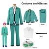 Cosplay Disfraz Anime Saiki Kusuo Uniformes Hombres Gafas Accesorios para la Cabeza La Desastrosa Vida de Saiki K. Uniforme de Instituto