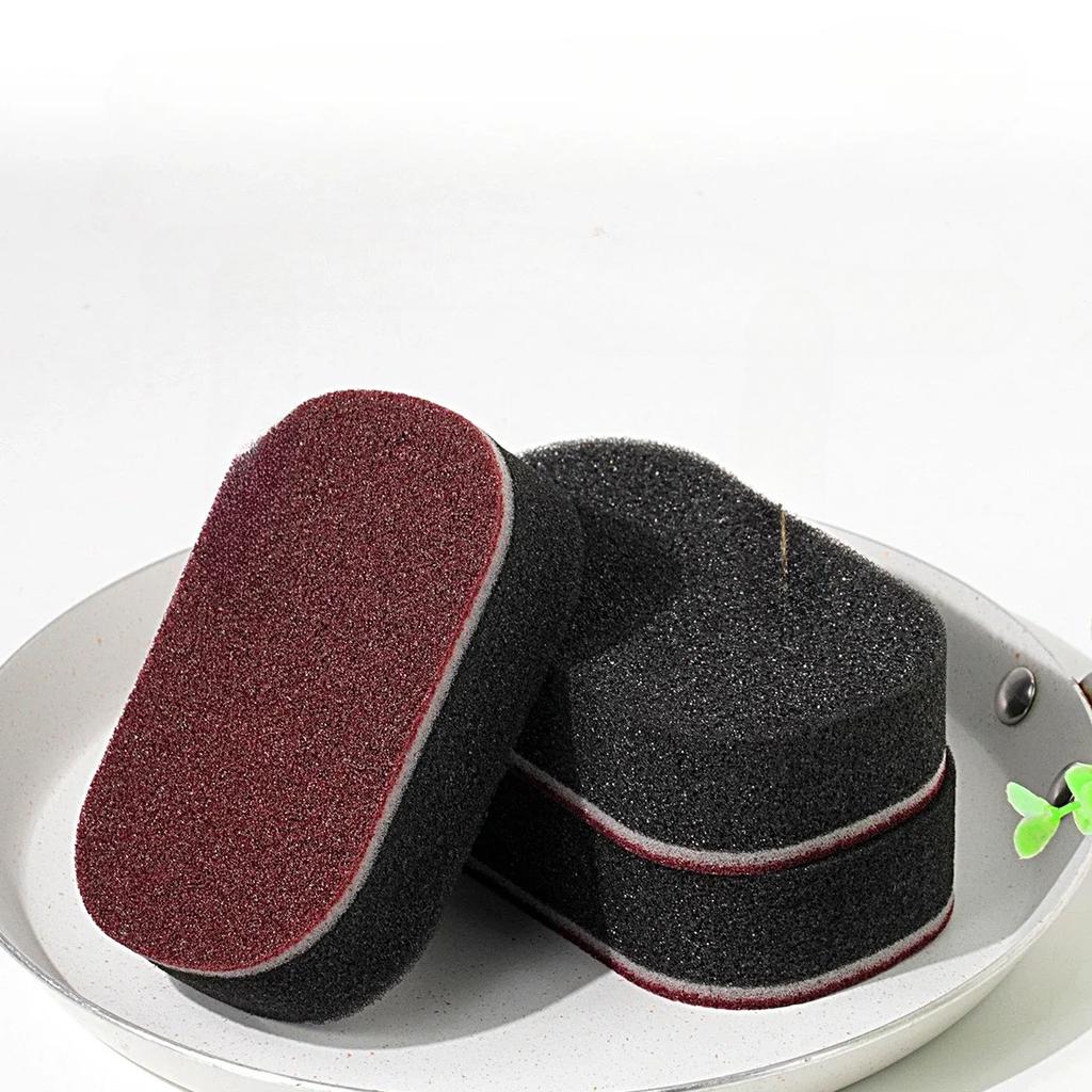 Magic Cleaning Sponges Double -sided Reusable Pan Pot Dishwashing Scouring Pads Household Kitchen Sponge Wipes Brush Clean Tools
