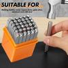 37 Pcs Letter Set Number Stamping Set Stamping Tool For Leather Crafting Jewelry Engraving And Metal Stamping