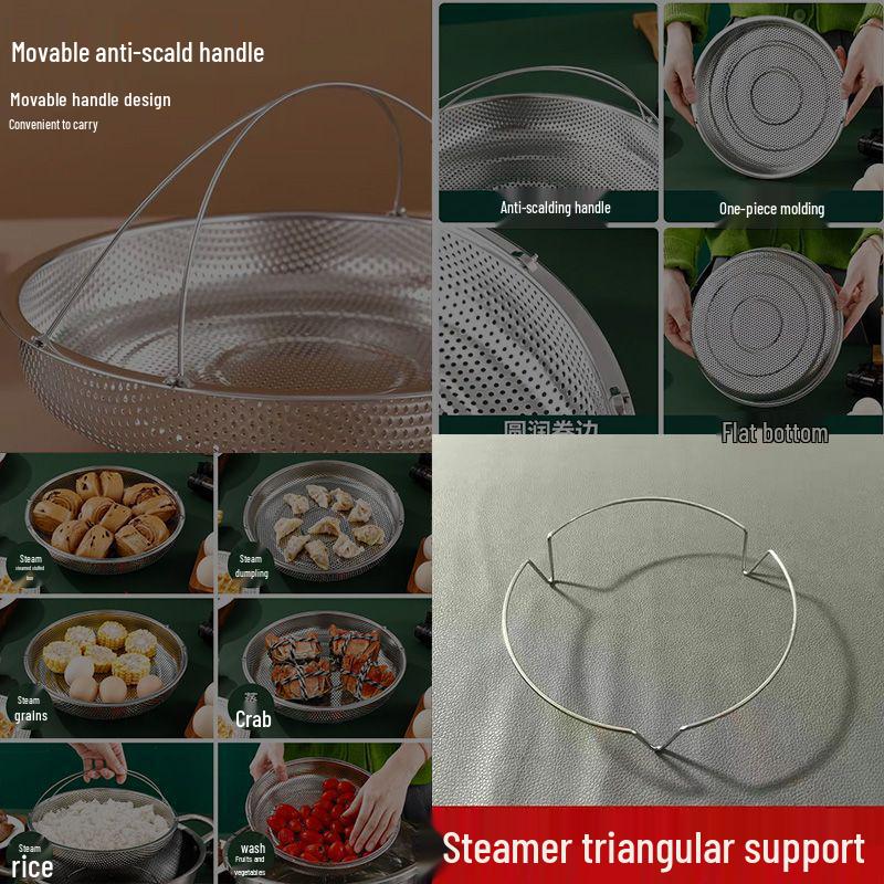 

Скидка для новичков: Универсальная круглая пароварка из нержавеющей стали