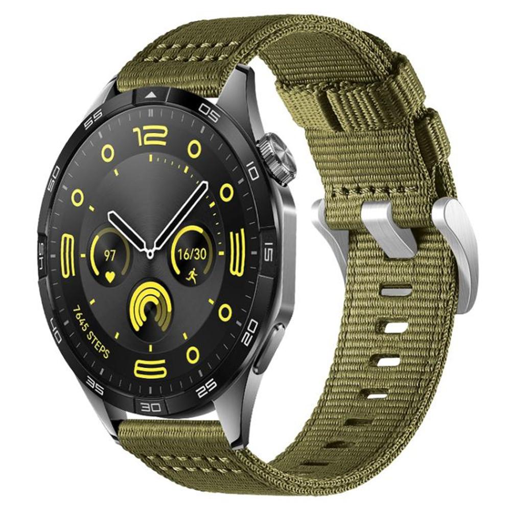 20mm Woven Nylon Watch Band For Huawei Watch GT 3 Pro 43mm Pin Buckle Strap